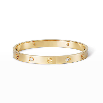 LUXEIFY LOVE BRACELET 6.1MM 4 DIAMONDS