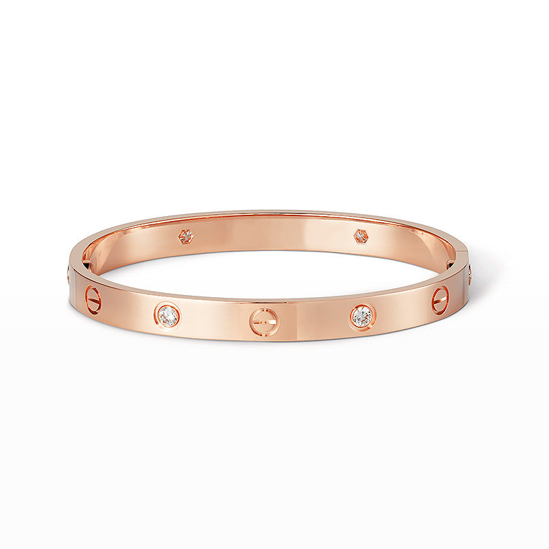 LUXEIFY LOVE BRACELET 6.1MM 4 DIAMONDS