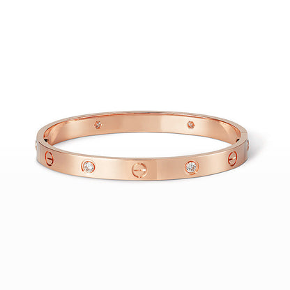 LUXEIFY LOVE BRACELET 6.1MM 4 DIAMONDS
