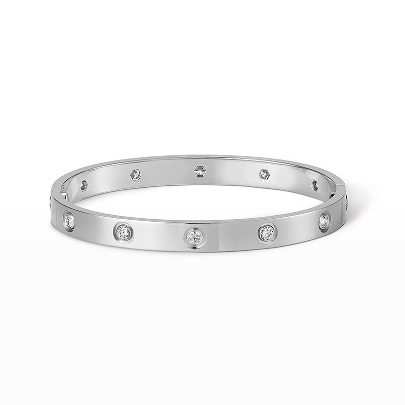 LUXEIFY LOVE BRACELET 6.1MM 10 DIAMONDS