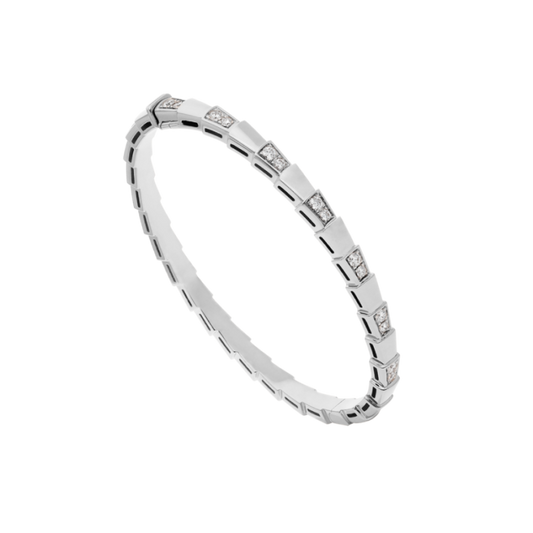 LUXEIFY SERPENTI BRACELET SILVER DIAMOND