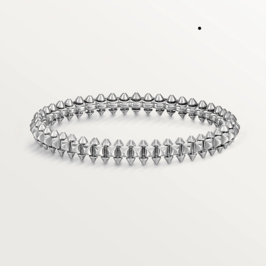 LUXEIFY CLASH SILVER BRACELET