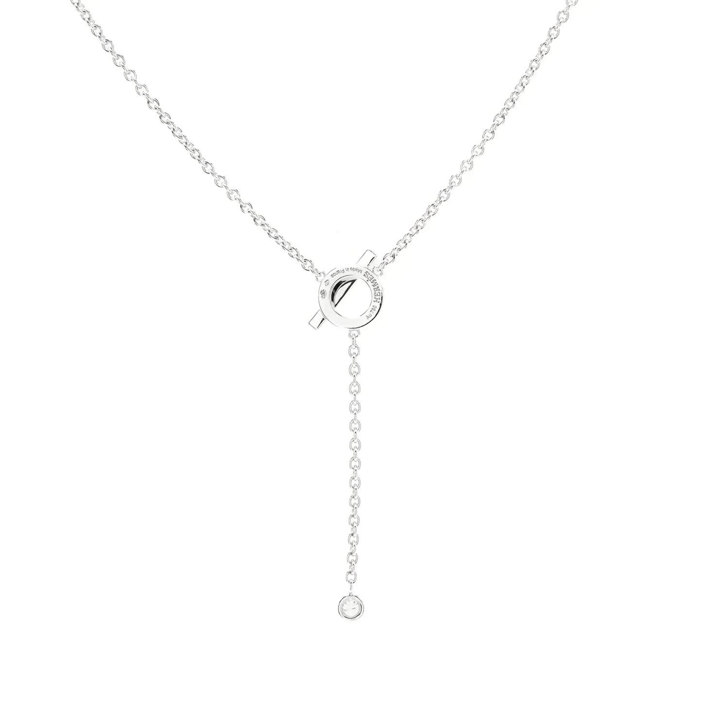LUXEIFY FINESSE SILVER DIAMOND NECKLACE