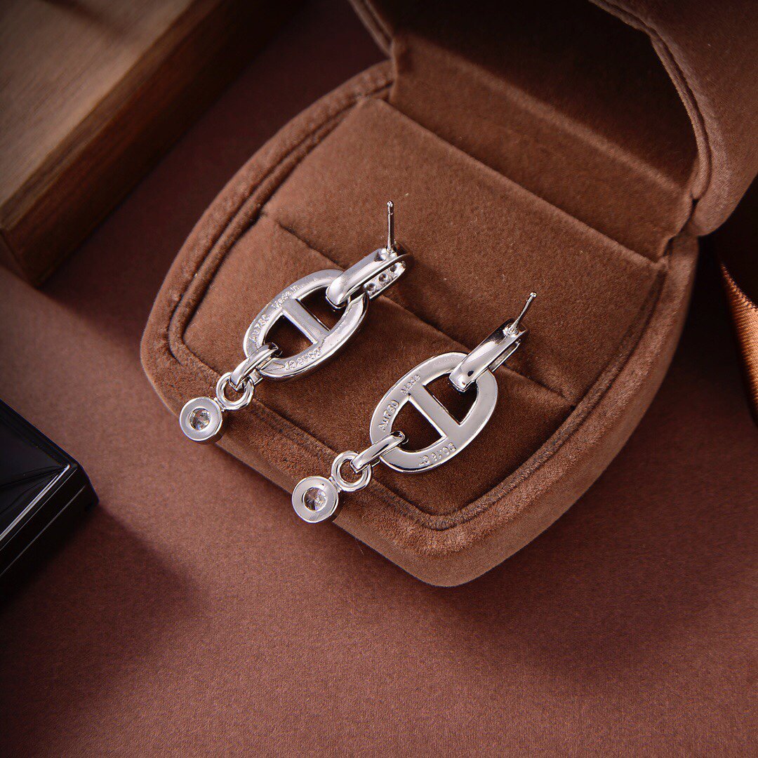 LUXEIFY HM CHAINE DIAMOND EARRINGS