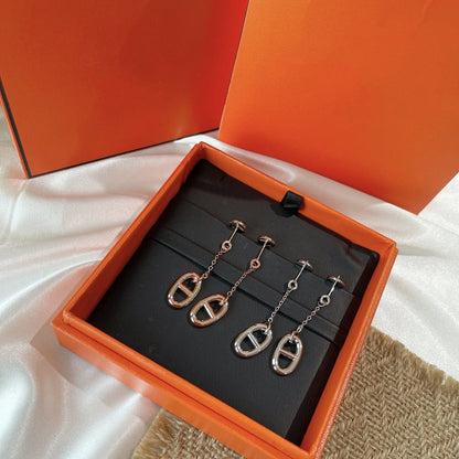 LUXEIFY CHAINE TASSEL EARRINGS