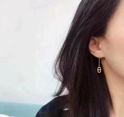 LUXEIFY CHAINE TASSEL EARRINGS
