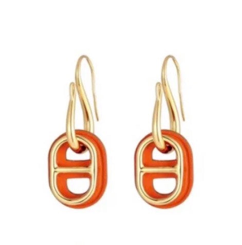 LUXEIFY HM O'MAILLON GOLD EARRINGS