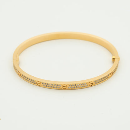 LUXEIFY LOVE BRACELET 3.65MM DIAMOND-PAVED