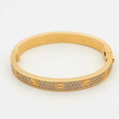 LUXEIFY LOVE BRACELET 6.1MM DIAMOND-PAVED