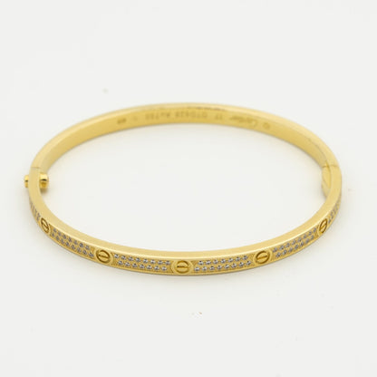 LUXEIFY LOVE BRACELET 3.65MM DIAMOND-PAVED