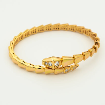 LUXEIFY SERPENTI BRACELET DIAMONDS GOLD