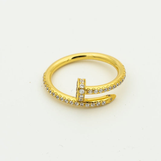 LUXEIFY JUSTE RING 1.8MM GOLD DIAMONDS