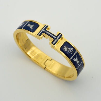 LUXEIFY H BRACELET BLUE CERAMIC