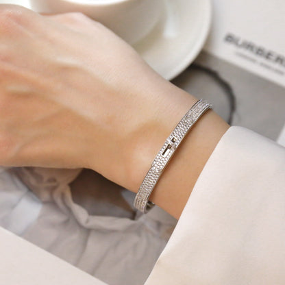 LUXEIFY KELLY BRACELET DIAMOND PAVED
