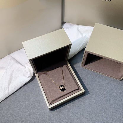 LUXEIFY JEUX DE PINK GOLD DIAMOND NECKLACE