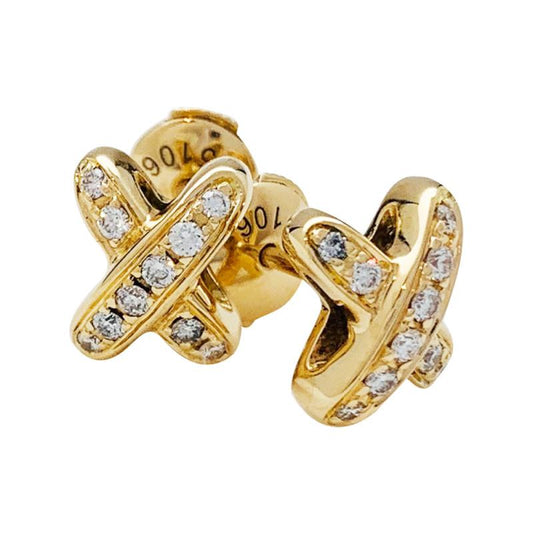 LUXEIFY JEUX DE GOLD DIAMOND EARRINGS