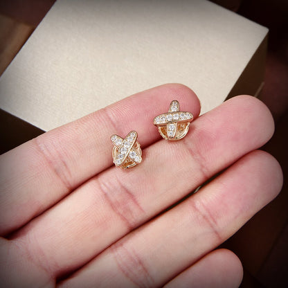 LUXEIFY JEUX DE GOLD DIAMOND EARRINGS