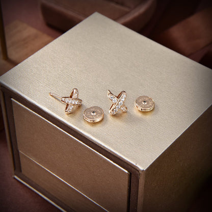 LUXEIFY JEUX DE GOLD DIAMOND EARRINGS