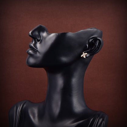 LUXEIFY JEUX DE GOLD DIAMOND EARRINGS