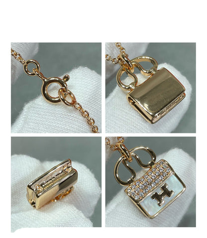 LUXEIFY H CIRCE MOISSANITE PENDANT NECKLACE GOLD