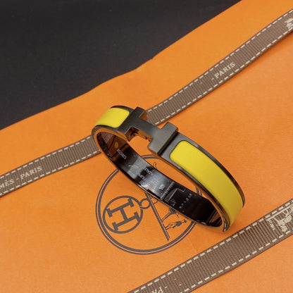 LUXEIFY CLIC HM SO BLACK YELLOW BRACELET