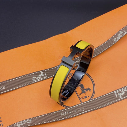 LUXEIFY CLIC HM SO BLACK YELLOW BRACELET