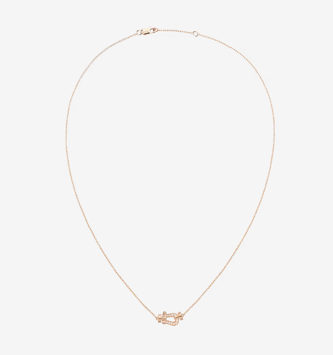 LUXEIFY FORCE 10 DIAMOND PINK GOLD NECKLACE MINI MODEL