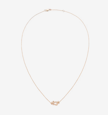 LUXEIFY FORCE 10 DIAMOND PINK GOLD NECKLACE MINI MODEL