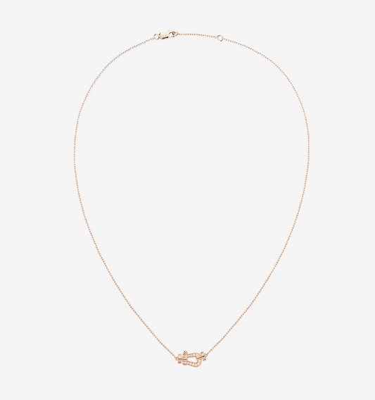 LUXEIFY FORCE 10 DIAMOND PINK GOLD NECKLACE MINI MODEL