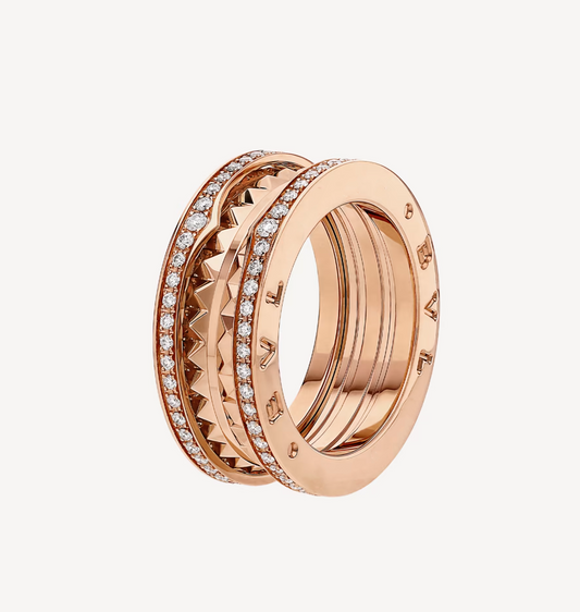LUXEIFY ZERO 1 ROCK DIAMOND PINK GOLD