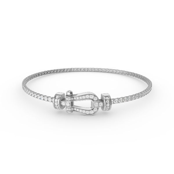 LUXEIFY FORCE  HORSESHOE  DIAMOND TENNIS BRACELET
