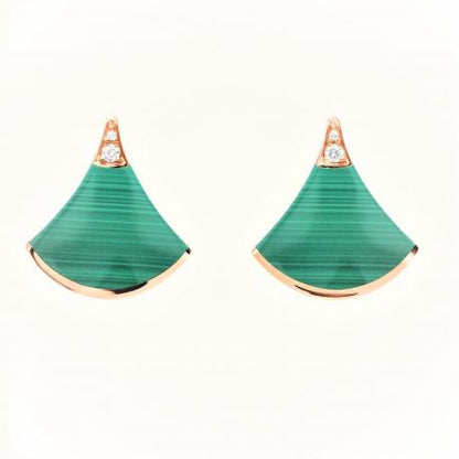 LUXEIFY DIVAS DREAM EARRINGS PINK GOLD