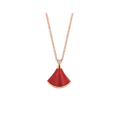 COLLAR LUXEIFY DREAM CORNALINA 1 DIAMANTE