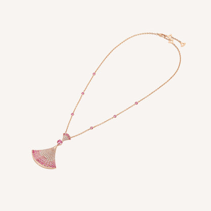 LUXEIFY DREAM NECKLACK DIAMOND PINK GOLD
