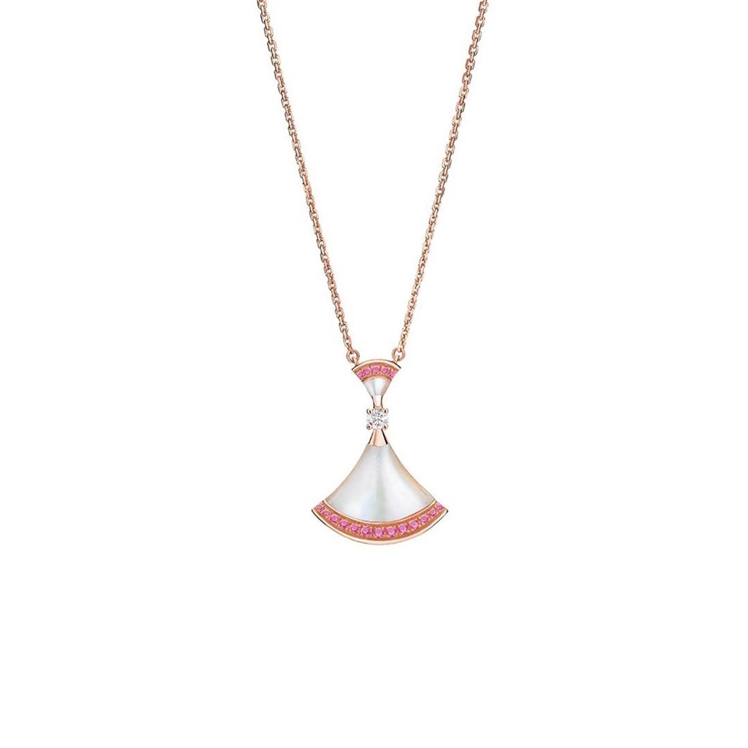 LUXEIFY DREAM NECKLACE MOP PINK DIAMOND