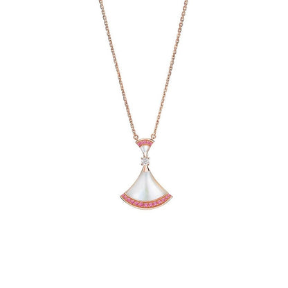 LUXEIFY DREAM NECKLACE MOP PINK DIAMOND