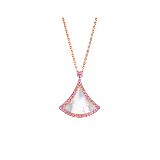 LUXEIFY DREAM NECKLACE MOP DIAMOND PINK