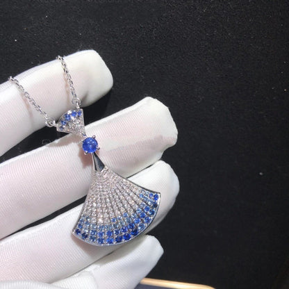 LUXEIFY DREAM NECKLACE AGATE SILVER DIAMOND