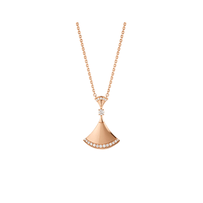 LUXEIFY DREAM NECKLACE PINK GOLD DIAMOND