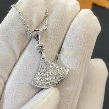 LUXEIFY DREAM NECKLACE SILVER FULL DIAMOND