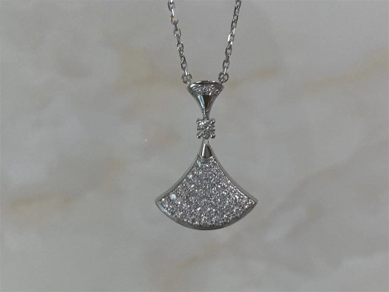 LUXEIFY DREAM NECKLACE SILVER FULL DIAMOND