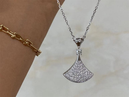 LUXEIFY DREAM NECKLACE SILVER FULL DIAMOND