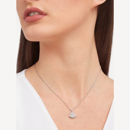 LUXEIFY DREAM NECKLACE SILVER DIAMOND