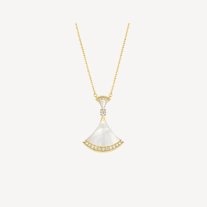 LUXEIFY DREAM NECKLACE MOP GOLD DIAMOND