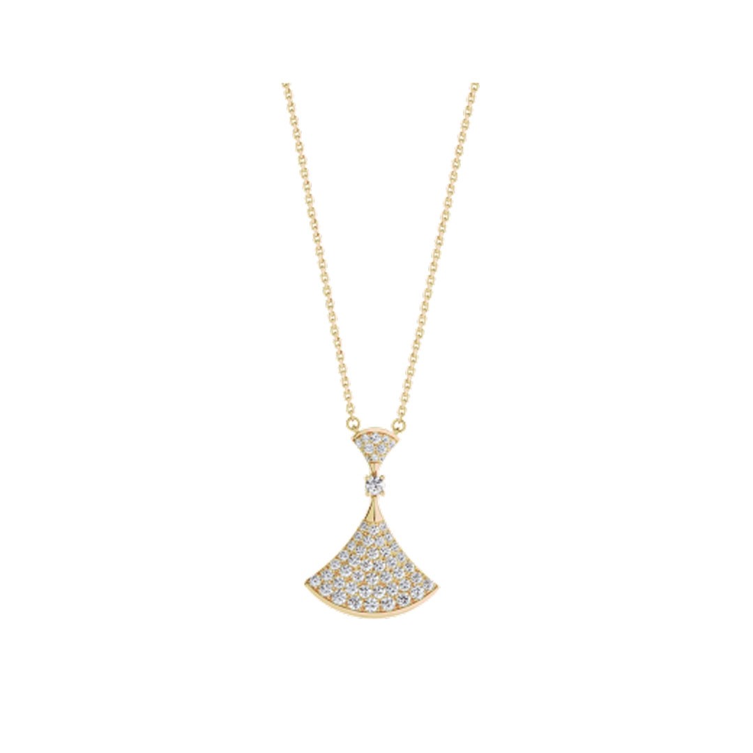 LUXEIFY DREAM NECKLACE GOLD FULL DIAMOND