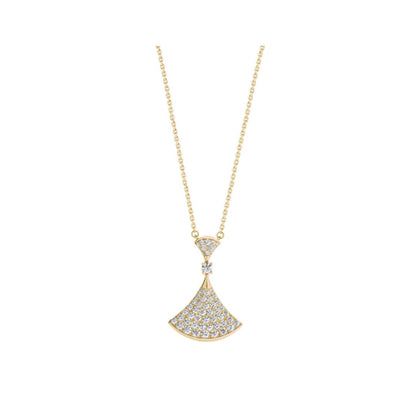 LUXEIFY DREAM NECKLACE GOLD FULL DIAMOND