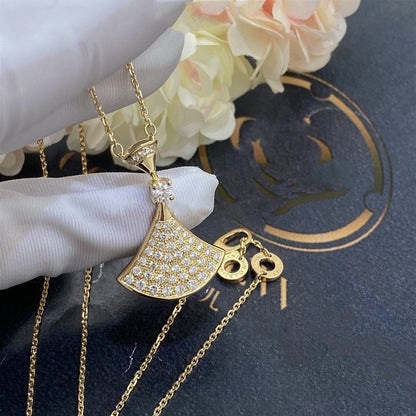 LUXEIFY DREAM NECKLACE GOLD FULL DIAMOND