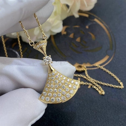 LUXEIFY DREAM NECKLACE GOLD FULL DIAMOND