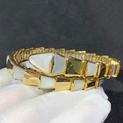 LUXEIFY SERPENTI BRACELET MOP GOLD