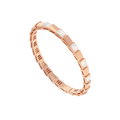 LUXEIFY SERPENTI BRACELET PINK GOLD MOP